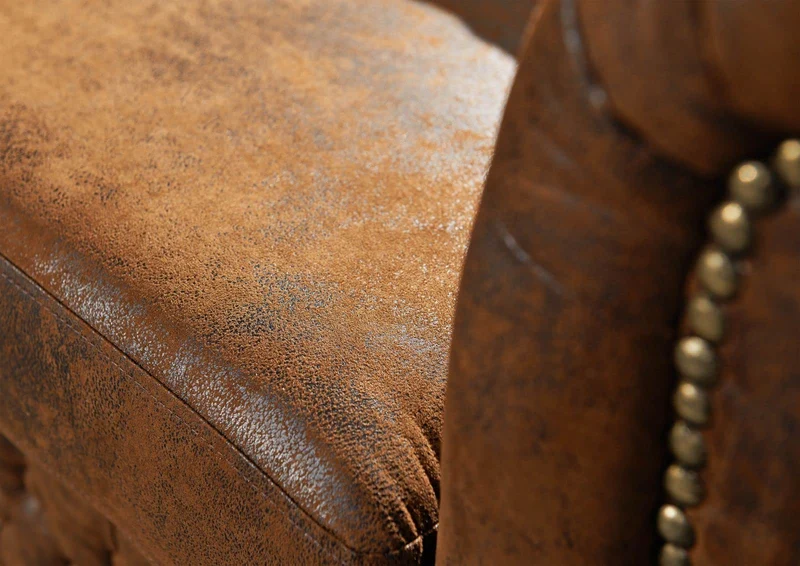 MASSIVMOEBEL24.DE Canapé Chesterfield (Brun Café) - Chesterfield
