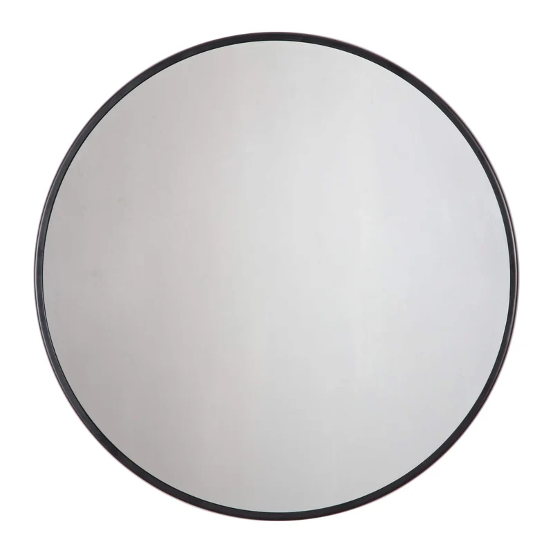 Decorline Adelina Miroir circulaire Noir 76,2 x 76,2 cm