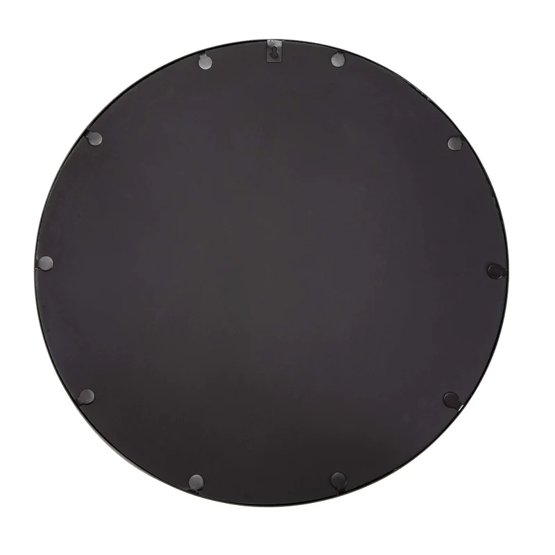 Decorline Adelina Miroir circulaire Noir 76,2 x 76,2 cm