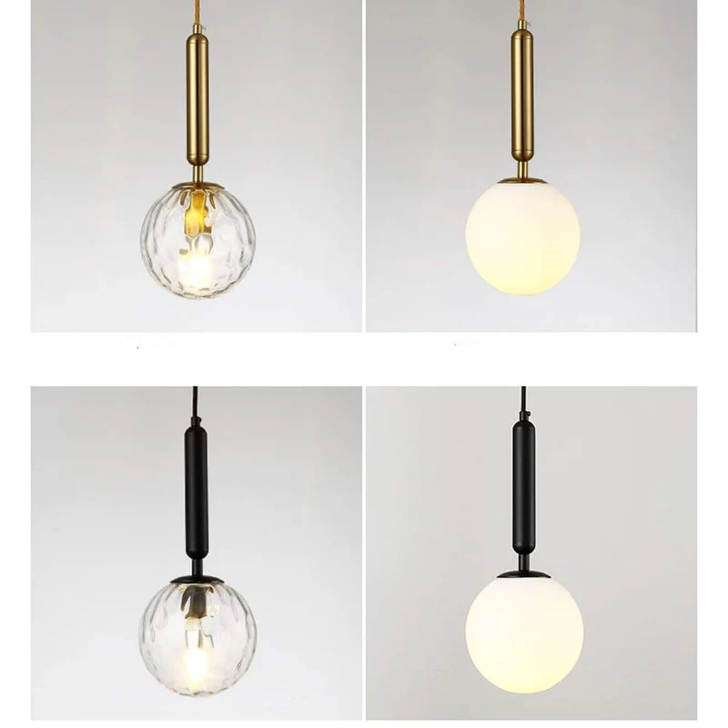 MZStech Appliques murales industrielles vintage, globe en verre blanc de 15 cm et luminaire mural en métal noir pour chambre à coucher, salon (Verre blanc et métal noir)