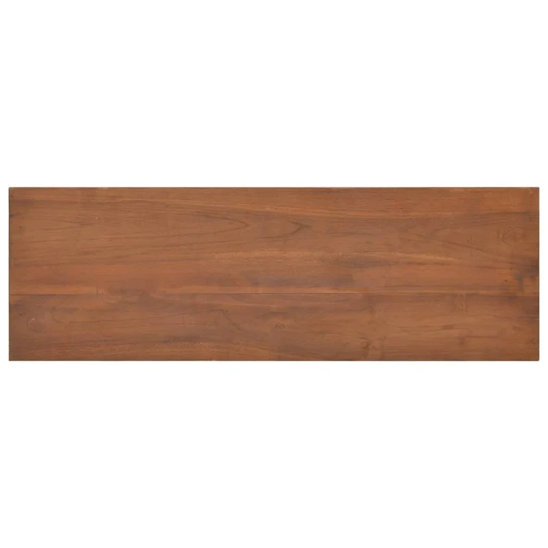 vidaXL Meuble TV en Bois Massif de Teck 90 x 30 x 40 cm