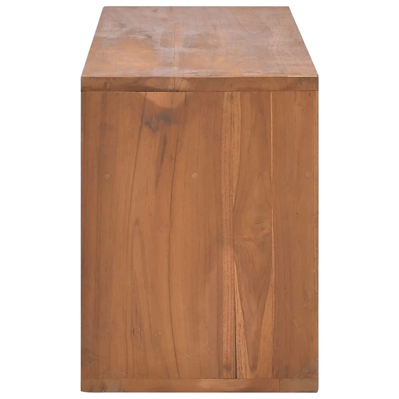 vidaXL Meuble TV en Bois Massif de Teck 90 x 30 x 40 cm