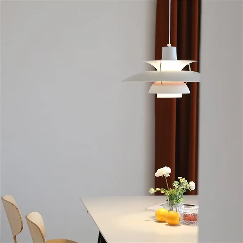 WQCSH Suspension Moderne, Blanc, 3 Niveaux, Luminaire Décoratif
