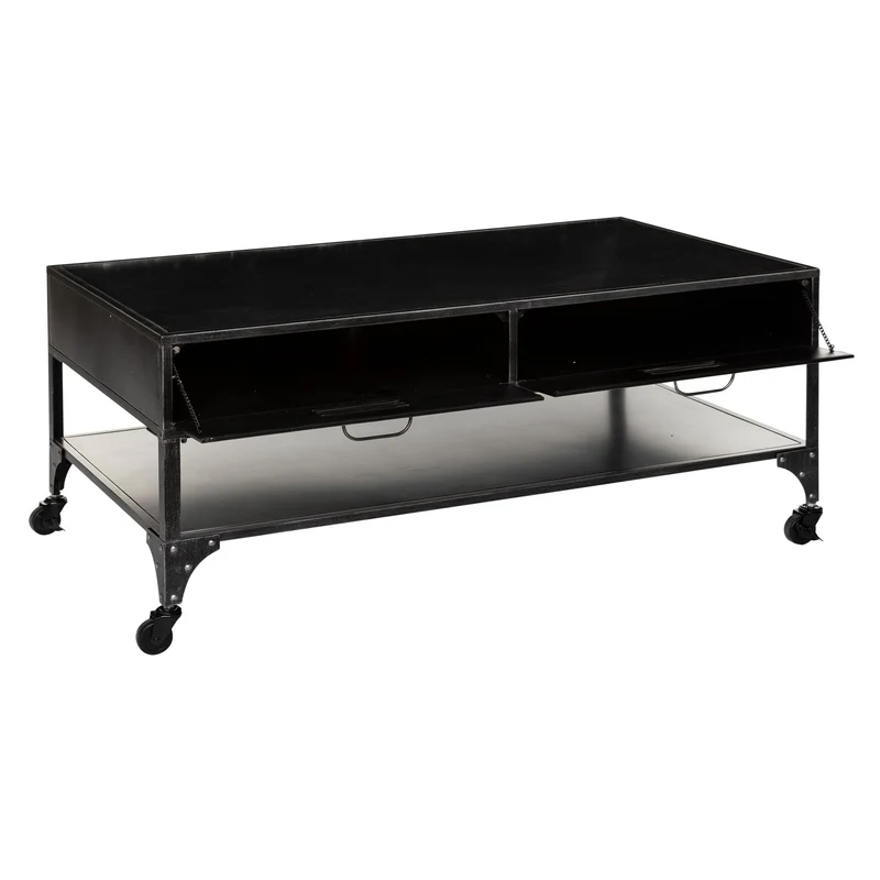 Atmosphera - Table Basse Sévin - métal - Gris