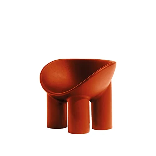 driade Roly Poly FAUTEUILS, Polypropylène, Rouge Brique, Moyenne