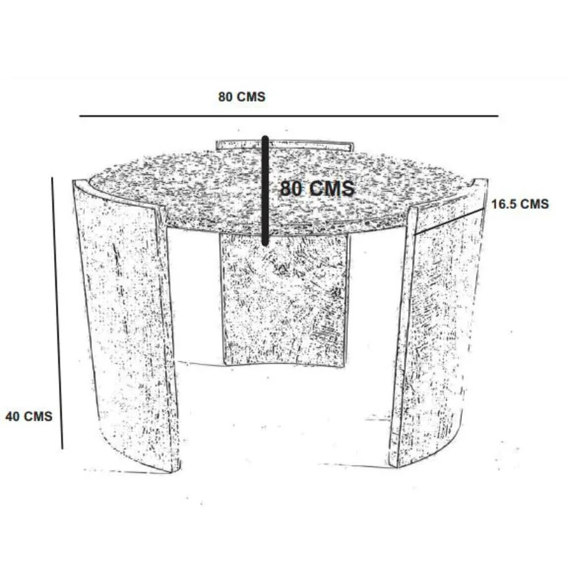Amadeus - Table basse Terrazzo