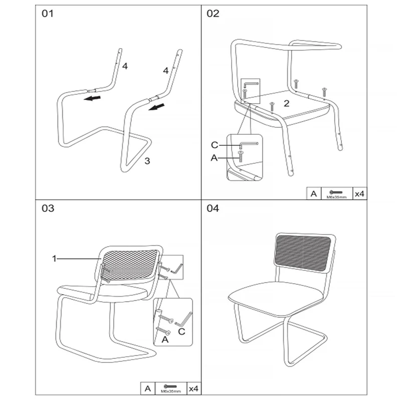 CangLong Lot de 2 chaises de salle à manger, élégante chaise de cuisine à dossier en osier avec pieds en métal doré, chaises confortables avec coussins molletonnés pour salon, salle à manger, beige