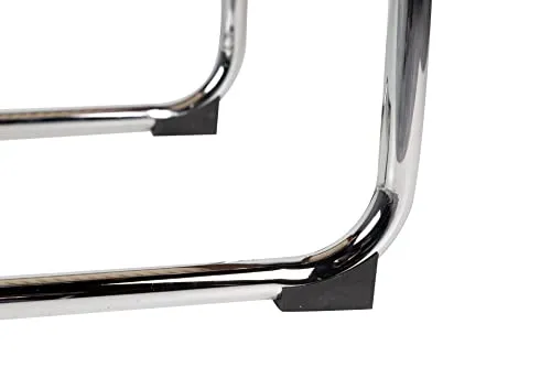 Adda Home Chaise, Bois d'orme/rotin, Marron/argenté, 64X52X83 CM