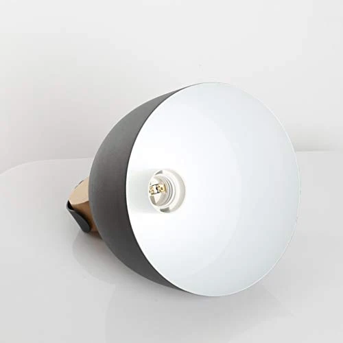 Chrasy E27 Moderne Metal Suspensions Luminaire Sphérique Plafonnier Lustre Industriel en Métal Plafonnier Lustre Plafonnier Lampe LED (Noir)