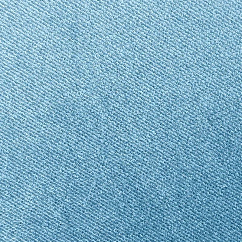 Meubletmoi Module Chauffeuse pour Canapé Composable et Modulable en Velours Bleu - Lassie