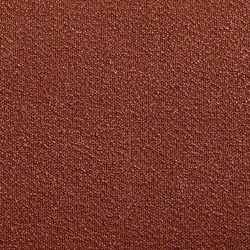 BAÏTA Canapé Droit Jade Convertible Tissu Bouclette Terracotta 2 Places