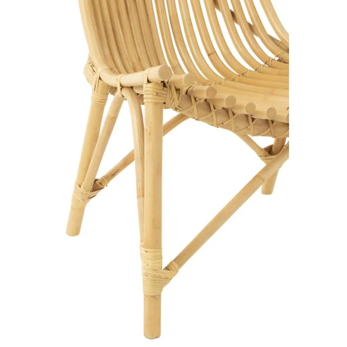 Fauteuil Design en Rotin Margery 84cm Naturel