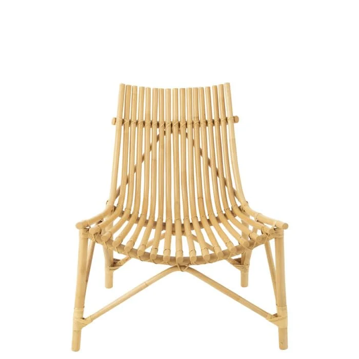 Fauteuil Design en Rotin Margery 84cm Naturel