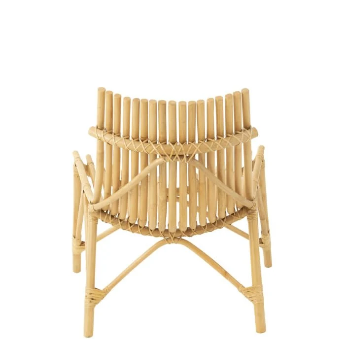 Fauteuil Design en Rotin Margery 84cm Naturel