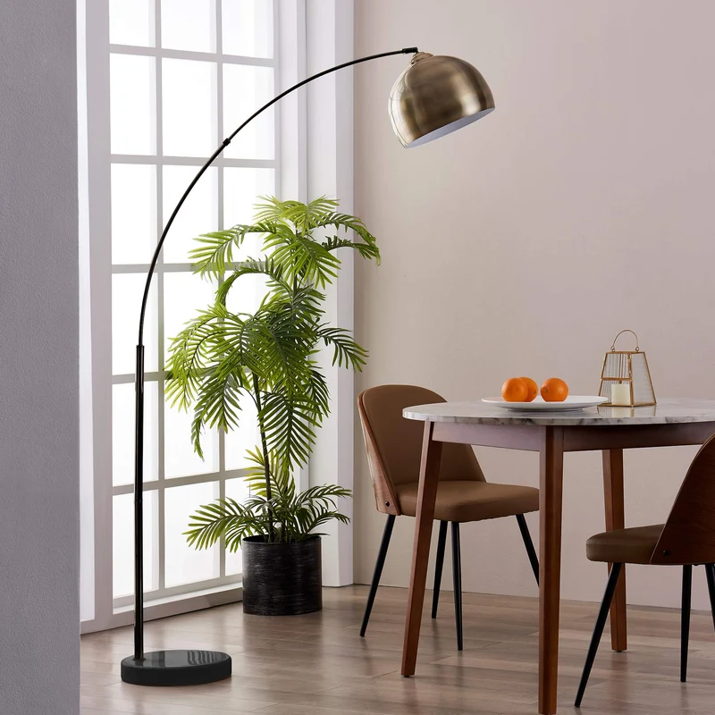 Teamson Home VN-L00010AB-EU Lampadaire, Métal, 40 W, Noir