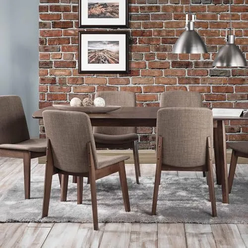 Julian Bowen Lot de 2 chaises de salle à manger Kensington, noyer