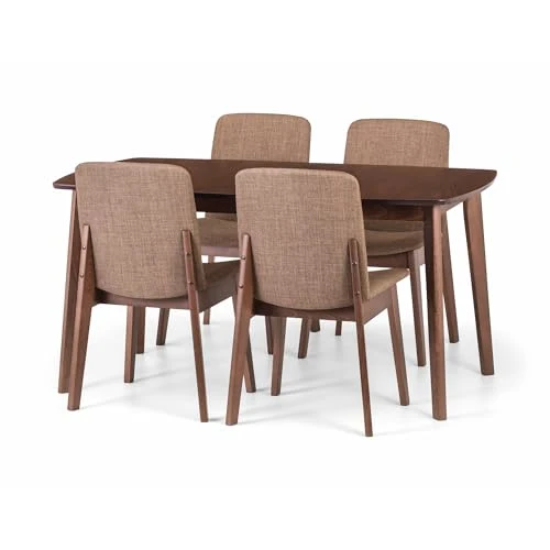 Julian Bowen Lot de 2 chaises de salle à manger Kensington, noyer