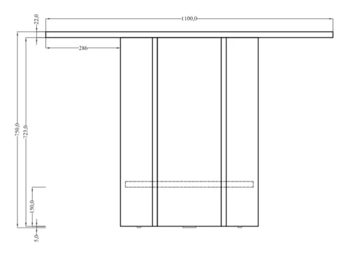 Selsey Table À Manger Ronde 110 cm pour 4 Personnes Table De Cuisine Bureau Noix Wisconsin Hexa