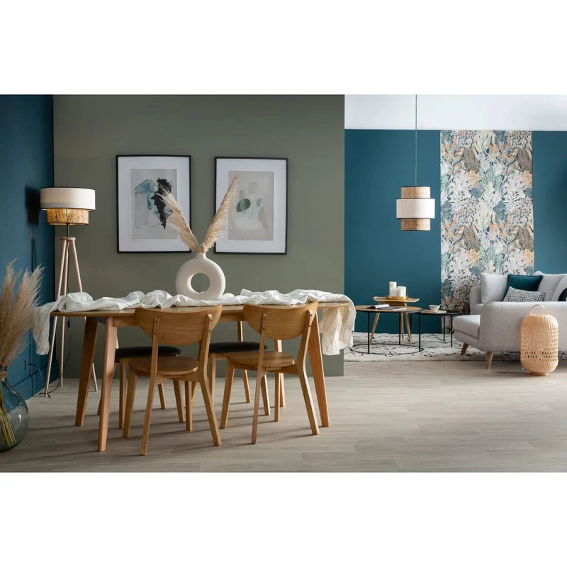 Chaises scandinaves Finition chêne (Lot de 2) Leena