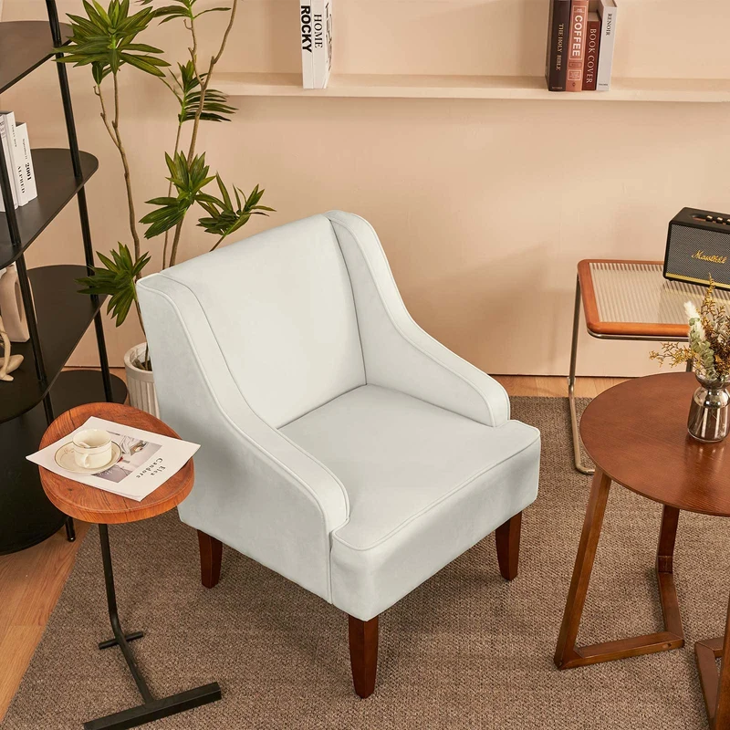 SEPNINE Fauteuil Lounge, Fauteuil Lounge en Velours, Fauteuil De Salon, Chaise TapisséE, Convient pour Le Salon, La Chambre, Le Bureau, Le Balcon