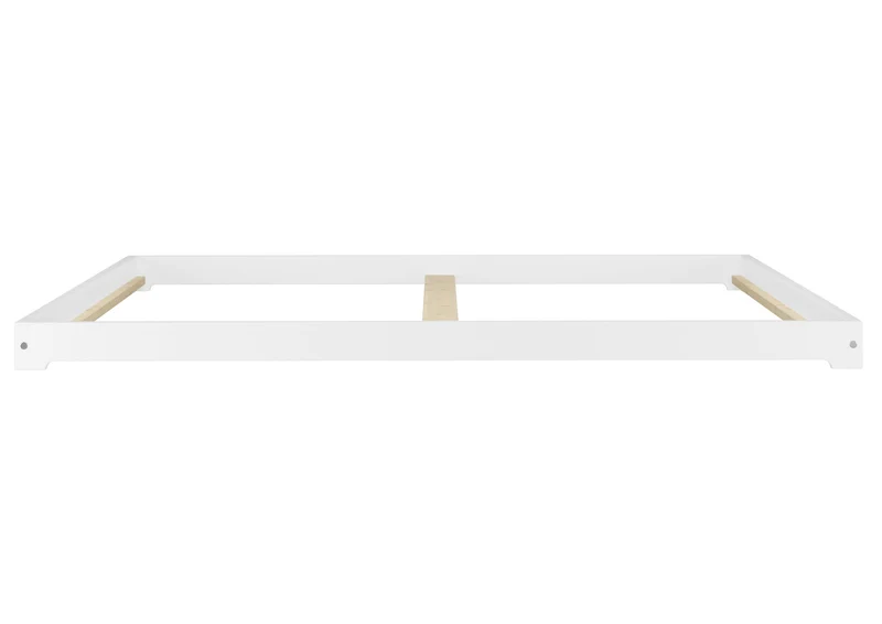 Erst-Holz Lit futon en Bois très Bas, Base idéale pour combiner avec futon, Surface 160x200 cm V-60.47-16, Accessoires:sommier à Lattes et Matelas INCL.