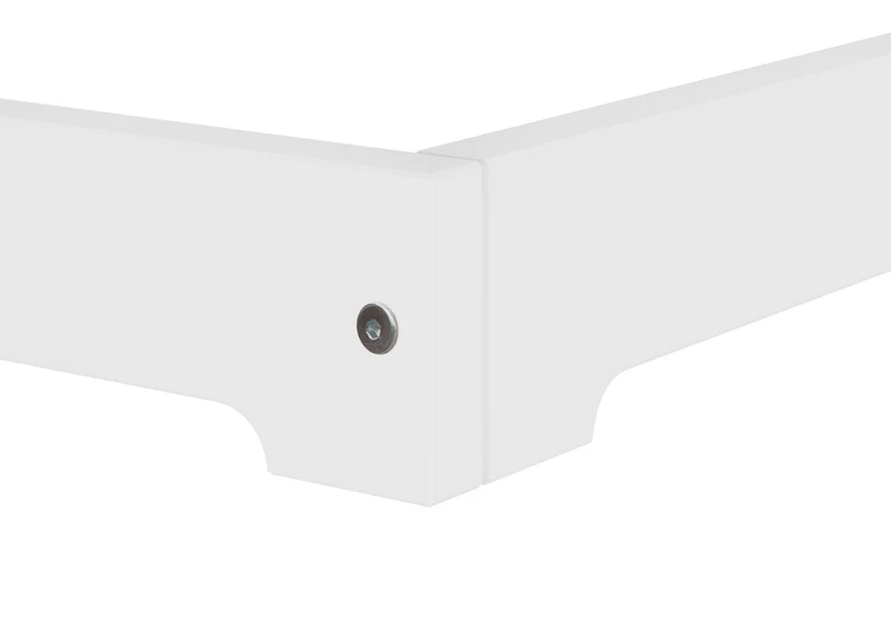 Erst-Holz Lit futon en Bois très Bas, Base idéale pour combiner avec futon, Surface 160x200 cm V-60.47-16, Accessoires:sommier à Lattes et Matelas INCL.
