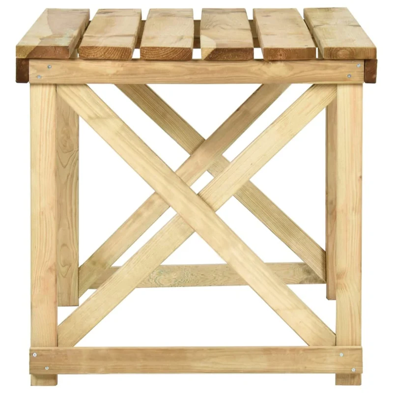 Yongdu Table de Jardin,Table de Jardin Exterieur,Table de Jardin Terrasse,Table à Dîner de Jardin Table de Jardin 110x79x75 cm Bois de pin imprégné