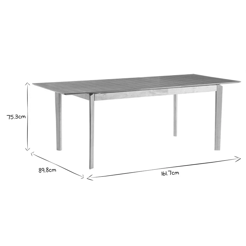 Miliboo Table à Manger Extensible rectangulaire Bois frêne L160-210 cm BONAVISTA