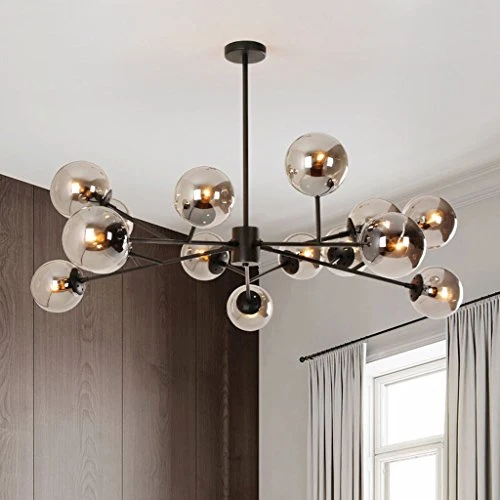 Lampe de salon nordique en verre lustre