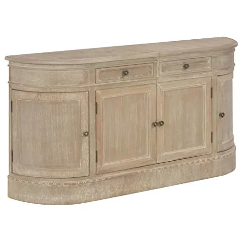 Festnight Buffet Cuisine | Armoire à Manger Cabinet Meuble | Buffet 134 x 30 x 68 cm Bois Massif