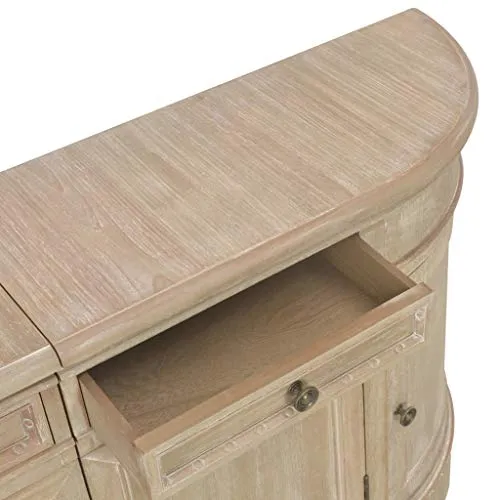 Festnight Buffet Cuisine | Armoire à Manger Cabinet Meuble | Buffet 134 x 30 x 68 cm Bois Massif