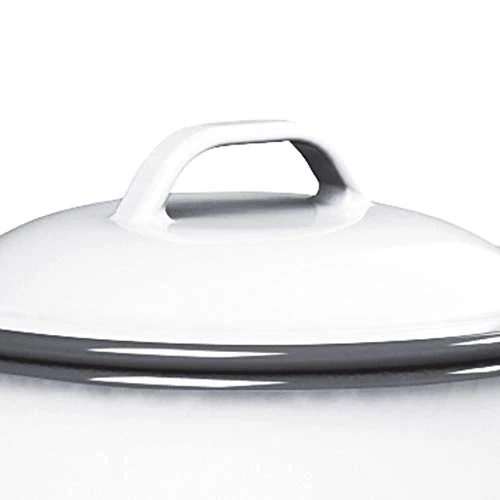 Kitchen Craft LNENSTORE Boîte de Rangement, Acier, Blanc/Gris, 9 x 12 x 16 cm