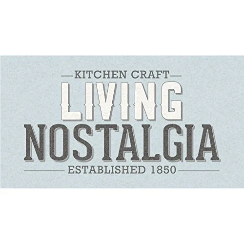 Kitchen Craft LNENSTORE Boîte de Rangement, Acier, Blanc/Gris, 9 x 12 x 16 cm