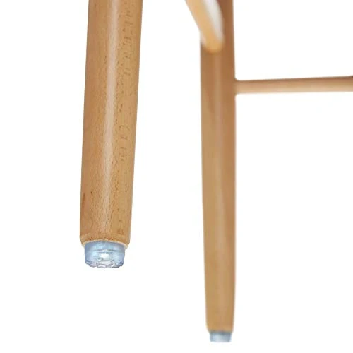 TecTake 800776 Lot de 4 Chaises Salle à Manger Cuisine Design, Cadre et Pieds en Bois, Embouts en Plastique pour protéger Le Sol - diverses Couleurs au Choix - (Naturelle | No. 403525)
