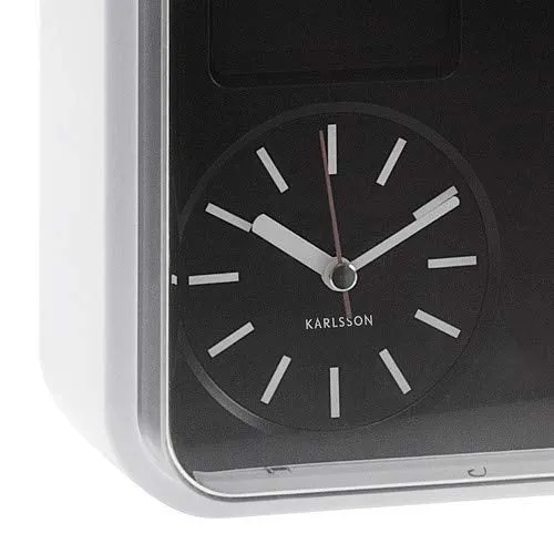 Karlsson - KA5364WH - Horloge calendrier flip flap - murale - blanc