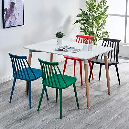 Family History Rétro en Bois Massif Chaise Ménage Étude Lire Lire Chaise Restaurant Bar Dossier Chaise Loisirs Chaise 41 * 41 * 76.5CM,Blue