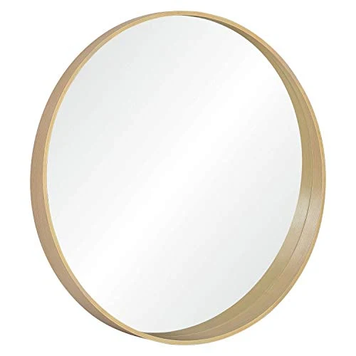 Miroir Rond Design en Bois D80 cm VALI
