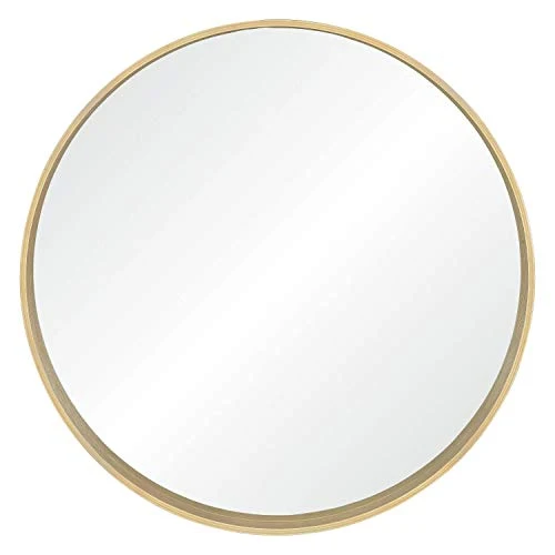 Miroir Rond Design en Bois D80 cm VALI