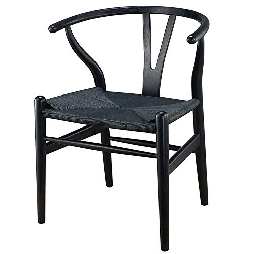 wangbadan Barstools Adjustable Counter Height Stools Swivel Chaise Wishbone en Bois Hans Wegner Y Chaise Solide Salle à Manger en Bois Ash Meubles de Chaise Fauteuil Design Classique