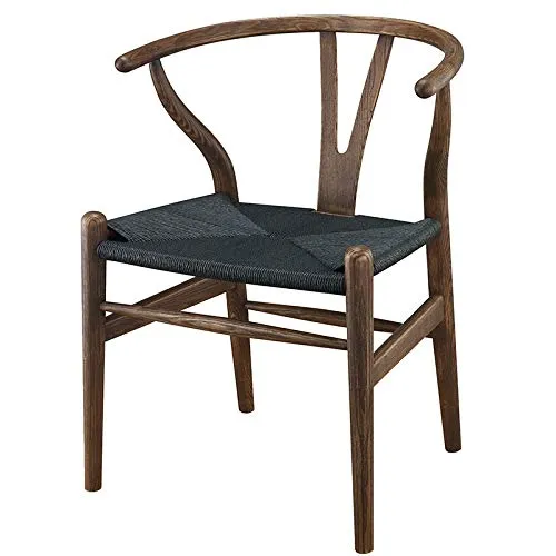 wangbadan Barstools Adjustable Counter Height Stools Swivel Chaise Wishbone en Bois Hans Wegner Y Chaise Solide Salle à Manger en Bois Ash Meubles de Chaise Fauteuil Design Classique