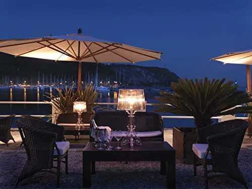 Kartell Bourgie, Lampe de Table, Avec Variateur de Lumière, Cristal