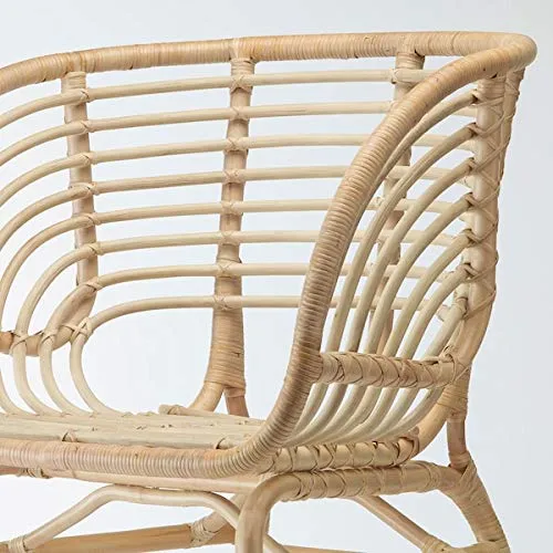 BestOnlineDeals01 BUSKBO Fauteuil en rotin 42 x 72 x 63 cm Durable et facile d'entretien Fauteuils en rotin Fauteuils et méridienne. Canapés et fauteuils Meubles Respectueux de l'environnement.