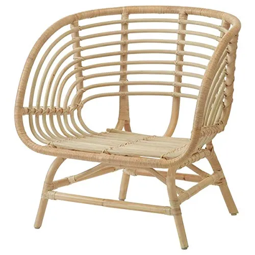BestOnlineDeals01 BUSKBO Fauteuil en rotin 42 x 72 x 63 cm Durable et facile d'entretien Fauteuils en rotin Fauteuils et méridienne. Canapés et fauteuils Meubles Respectueux de l'environnement.
