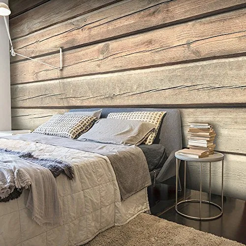 murando Papier peint intissé 400x280 cm Décoration Murale XXL Poster Tableaux Muraux Tapisserie Photo Trompe l'oeil bois f-A-0440-a-b