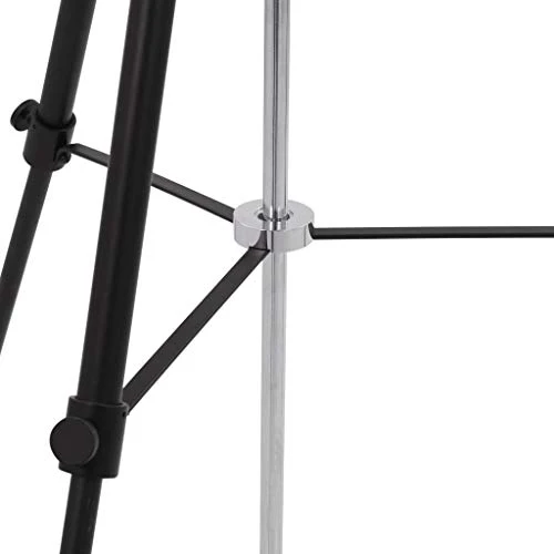 Festnight Lampadaire sur Pied pour Salon, Chambre ou Bureau E27 Noir et doré 51 cm