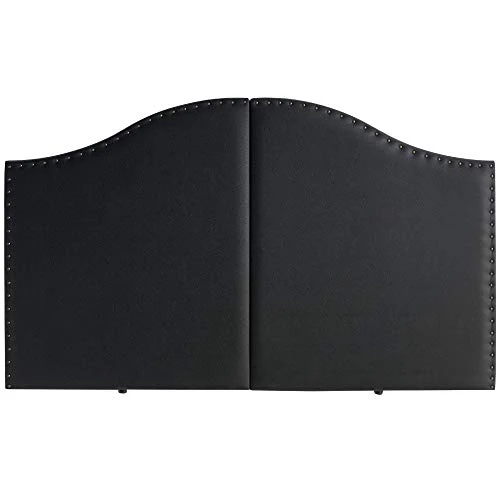 marcKonfort Tête de lit Lyon avec des punaises 160X95 Noir