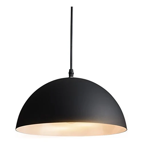 LED Plafonnier / Lustre Lumière vintage pour l'éclairage des piétons facile moderne et créatif abat-jour semi-circulaire Single Head 30 * 19 cm plafond suspendu lampe bar, café, restaurant chambre à c