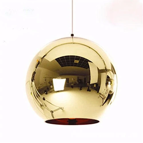 Lustres Lustre Sphérique À Une Tête Led Électrolytique Simple Restaurant Stairs Shop Lustre À Boule De Verre 30Cm