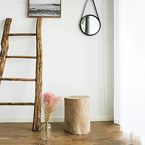 NNHDWS Table D'appoint De Souche, Bûche Tabouret Bois Rétro Vieux Jeu Nostalgique Tabouret Rond, Utilisé pour Les Tables d'angle dans Le Salon, Chambre Tabouret Bas,S