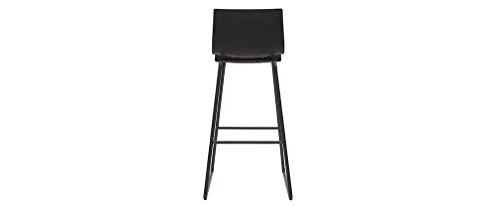 Miliboo Tabourets de Bar Design Noir 76 cm (Lot de 2) ONA